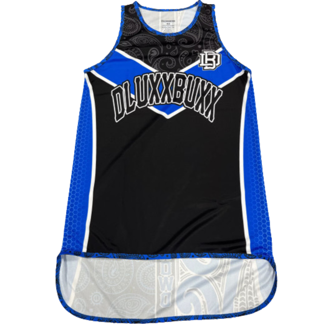 Ocean Blue bandana drop Tail Singlet limited stock available