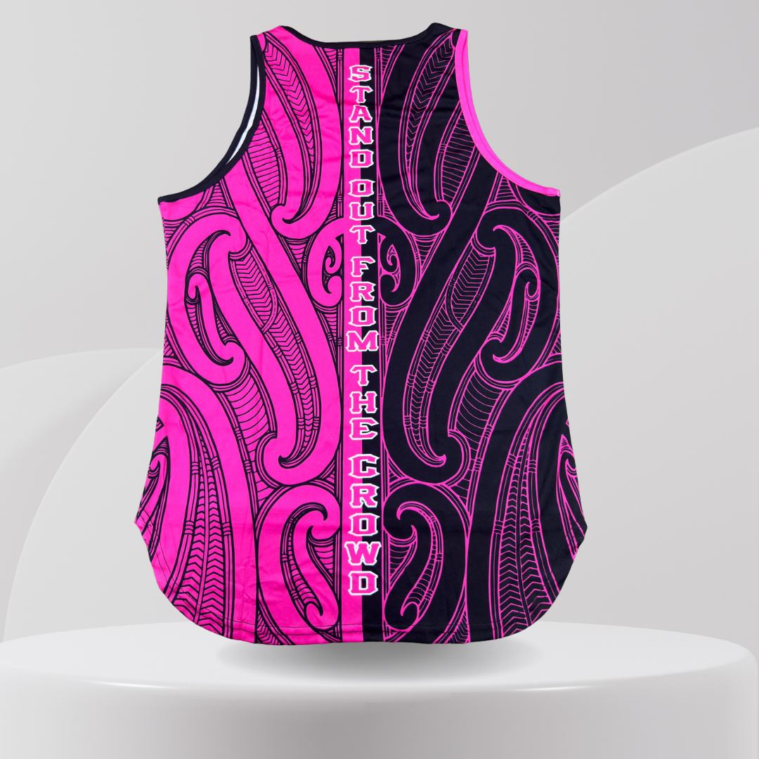 SOLD OUT Hot Pink Drop Tail singlet