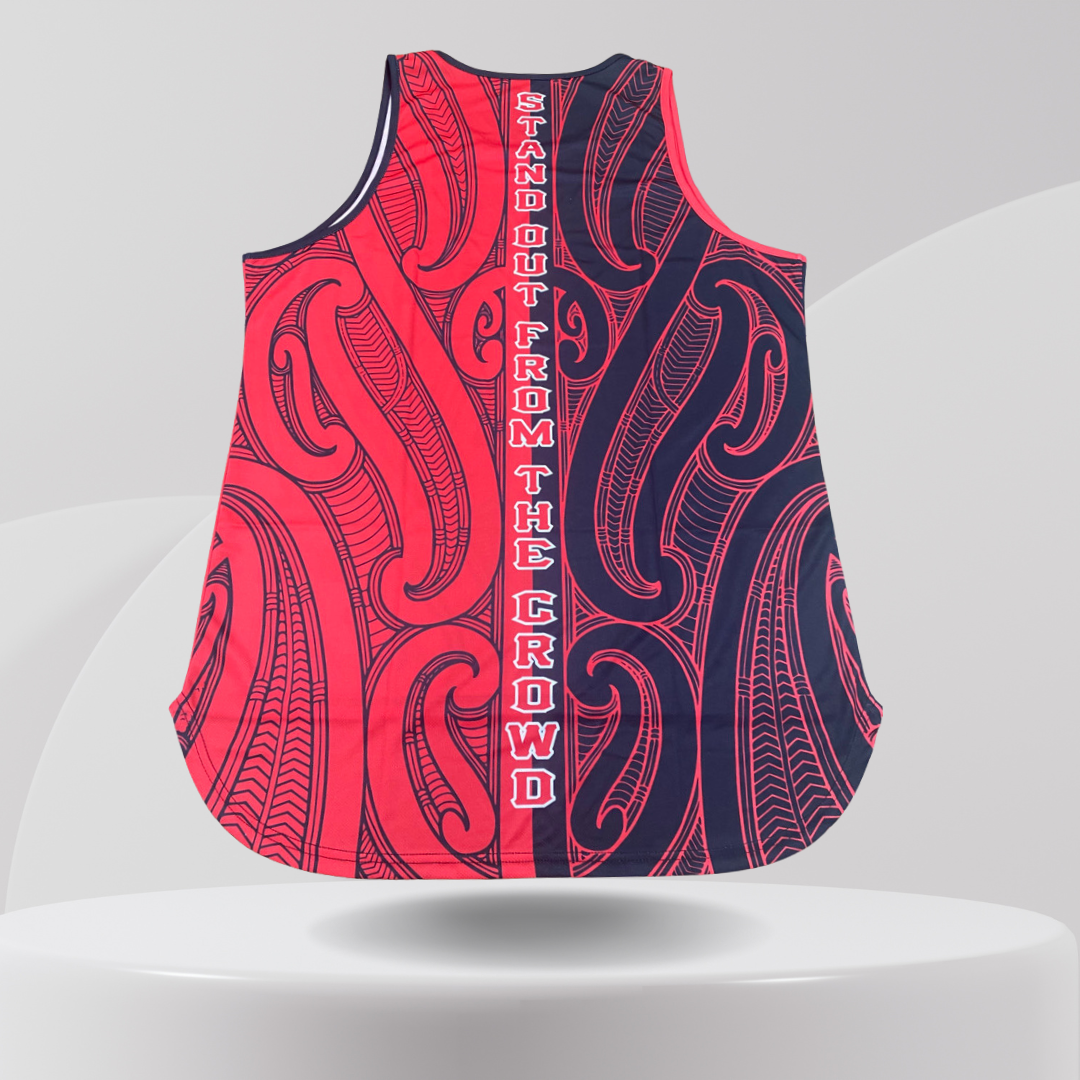 Ruby Red Tino Drop Tail Singlet