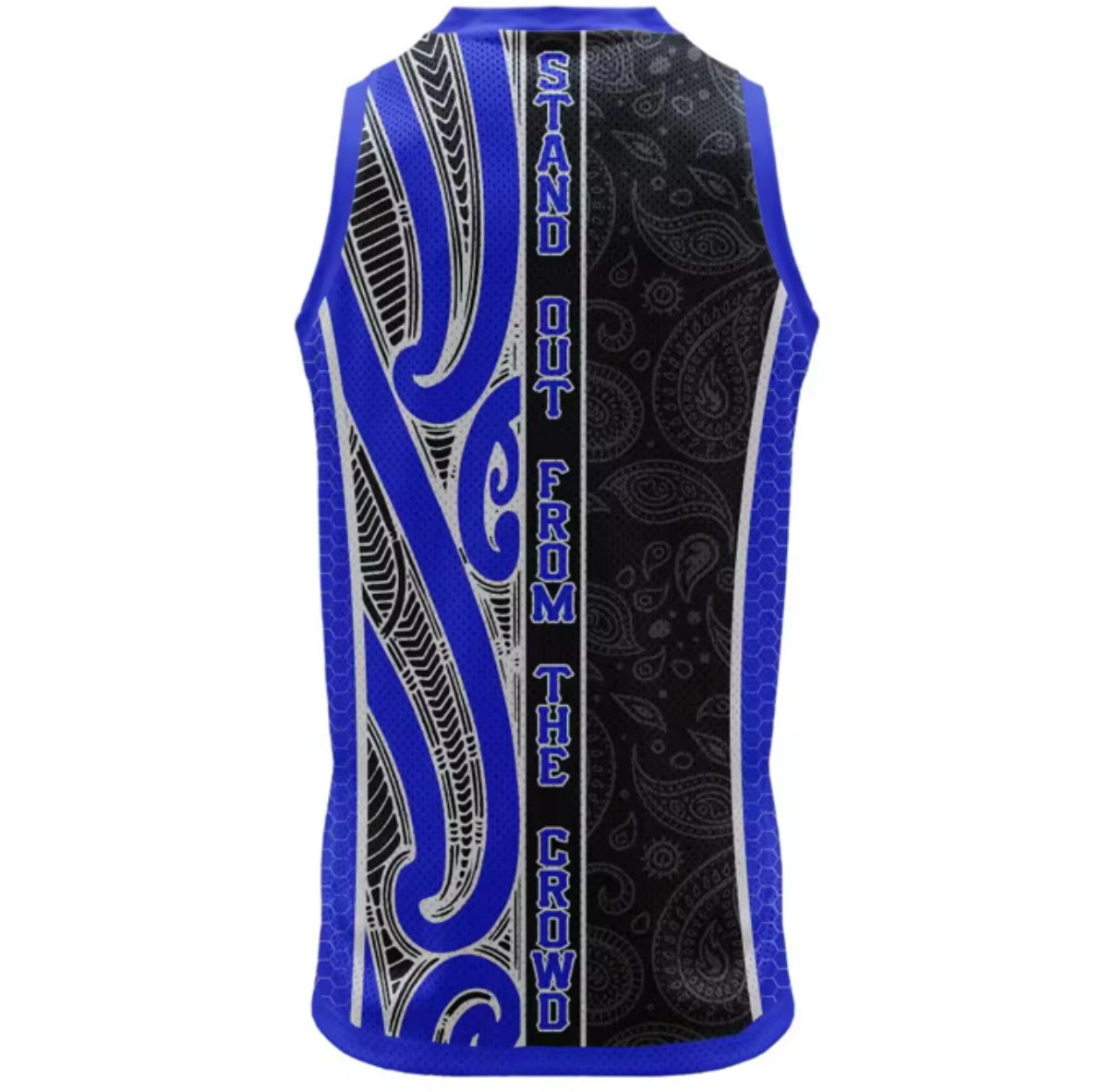 Blue bandana moko dluxxbuxx limited edition singlet