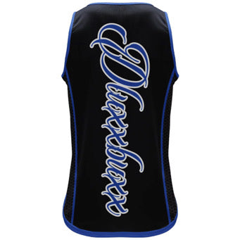 Blue kaha dluxxbuxx singlet
