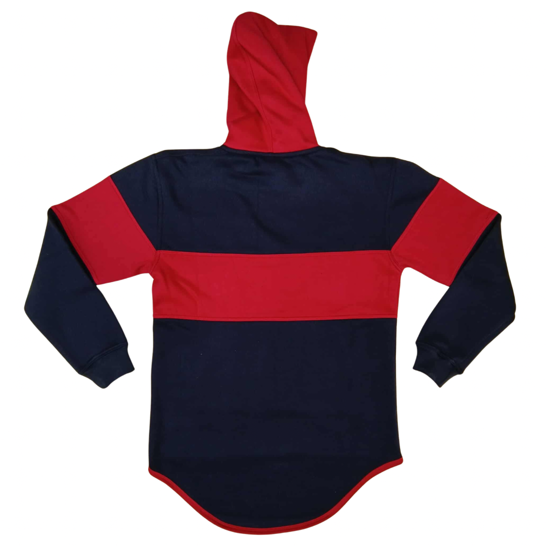 Last DLUXXBUXX red/ black real tree hood droptail Hoodies 4XL