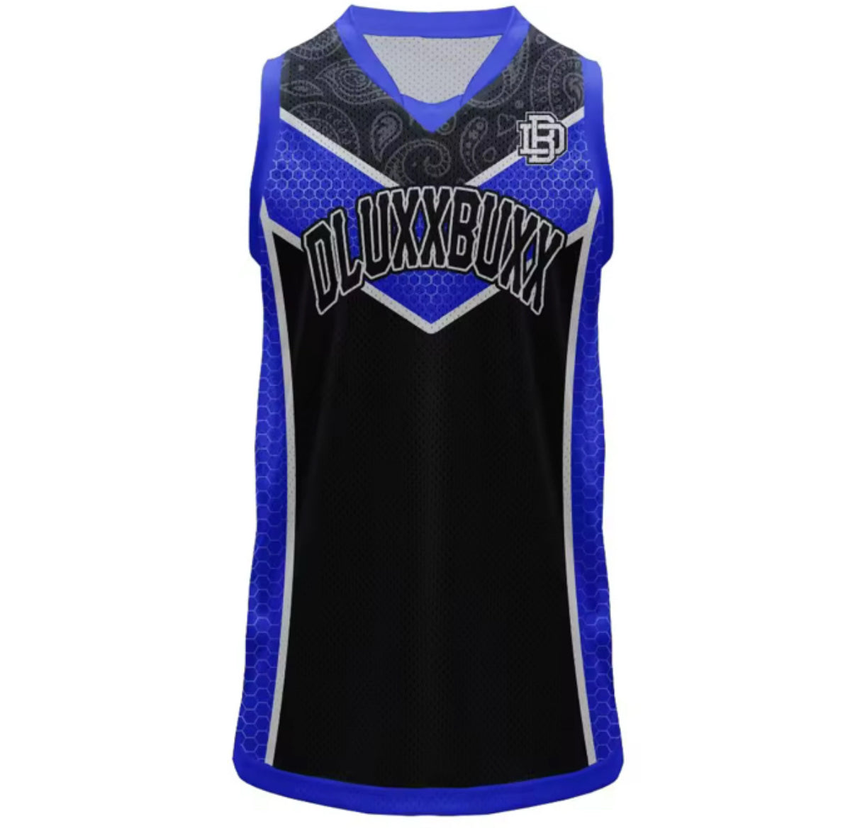 Blue bandana moko dluxxbuxx limited edition singlet