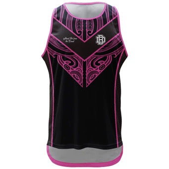 Almost sold out pink kaha dluxxbuxx singlet