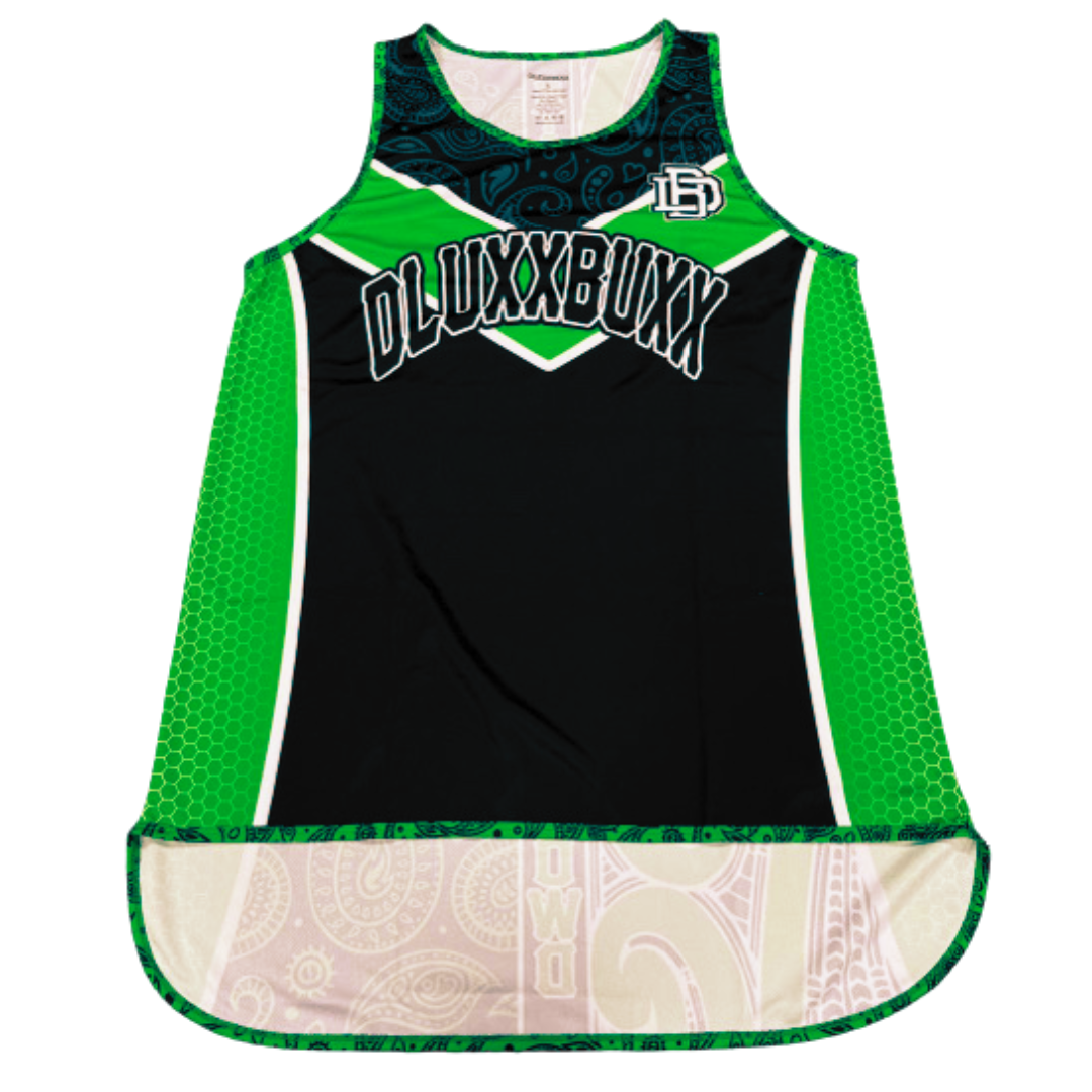 Green bandana drop Tail Singlet limited stock available