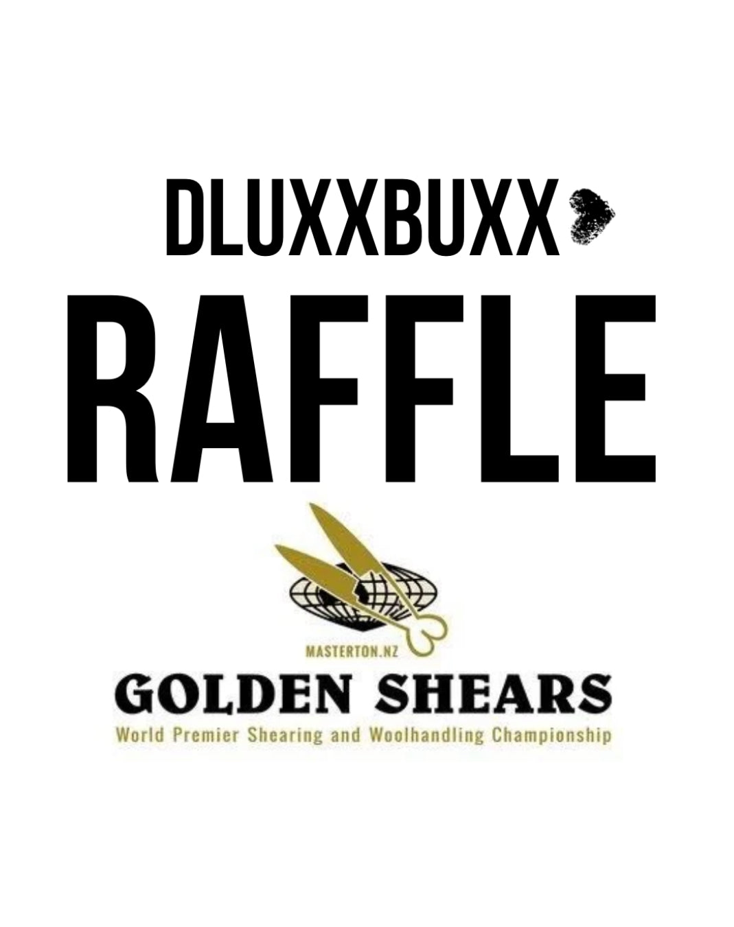 SOLD OUT!!!!!DLUXXBUXX Raffle tickets